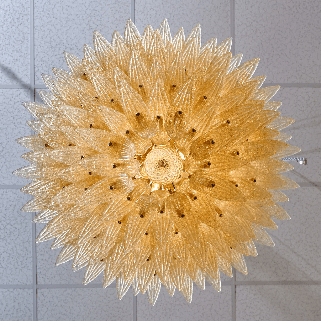 Ismavelle Glass Palmette Chandelier