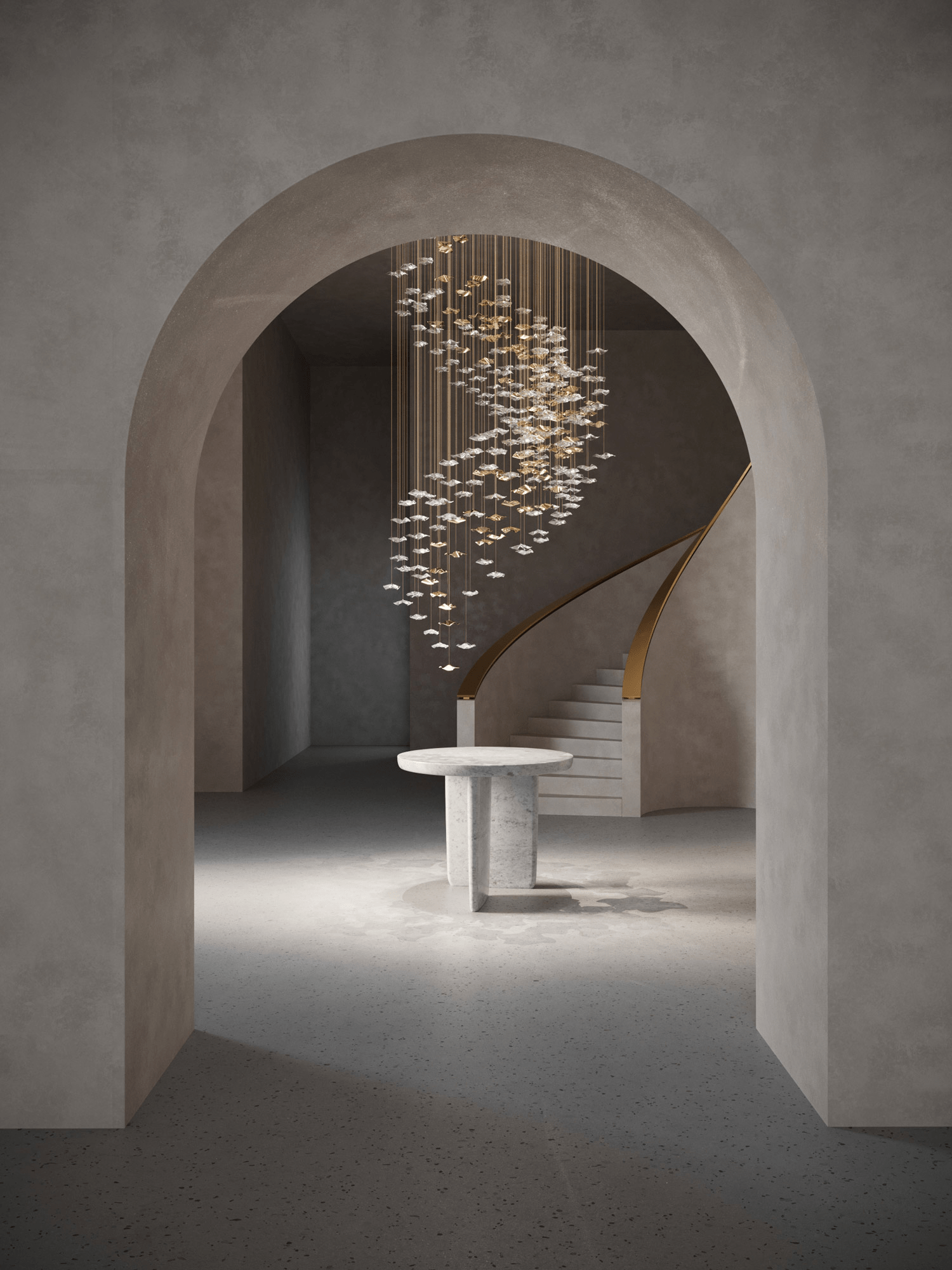 Velaise Luxury Tidal Art Glass Pendants Lamp