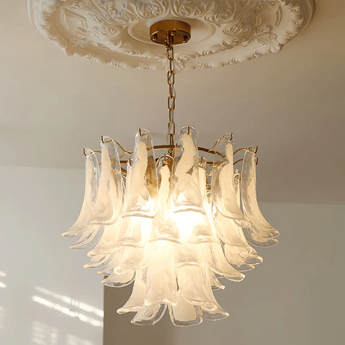 Glyra Amber Bloom Chandelier