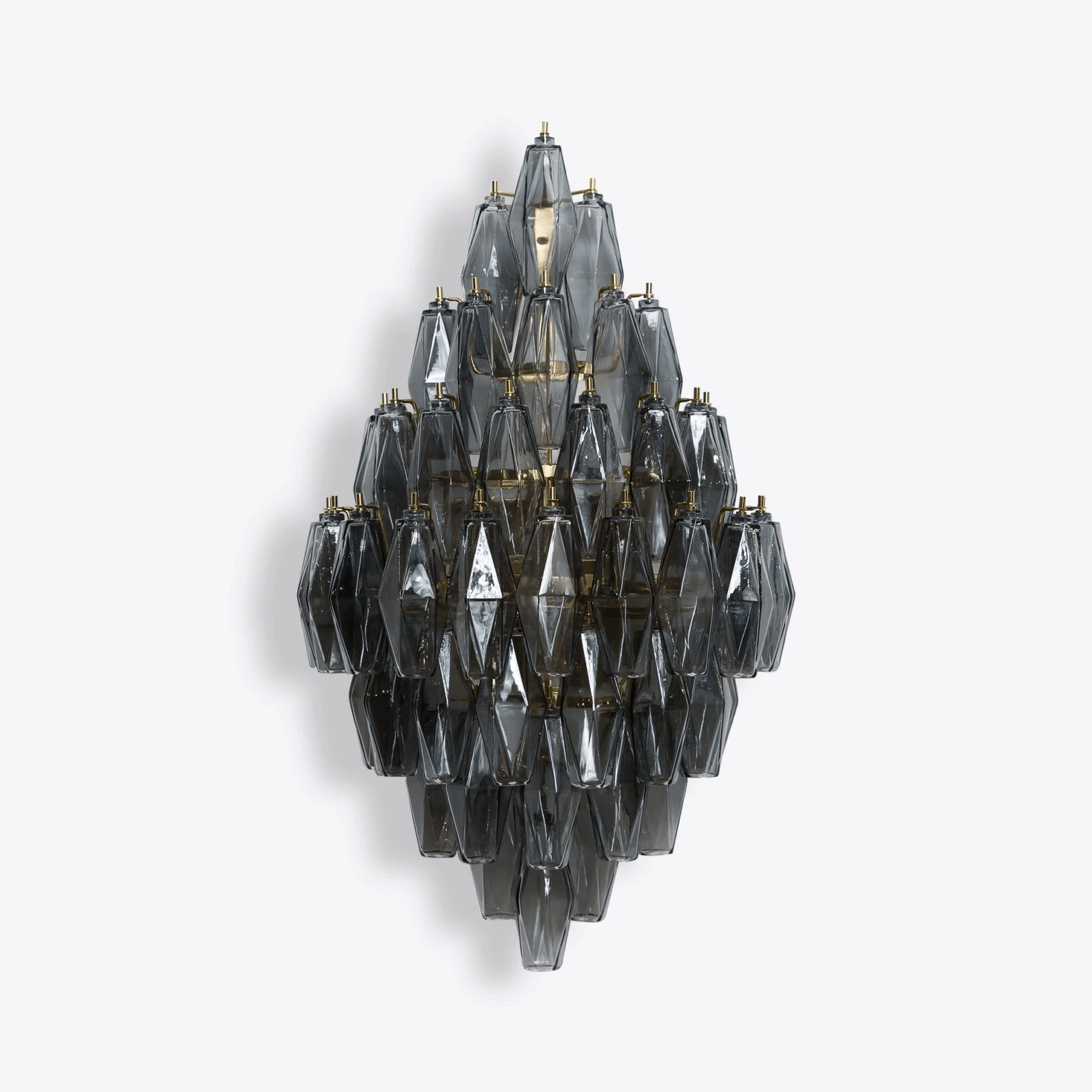 Aurora Wall Light Amber Diamond Polyhedron Vintage - Neutral Decor
