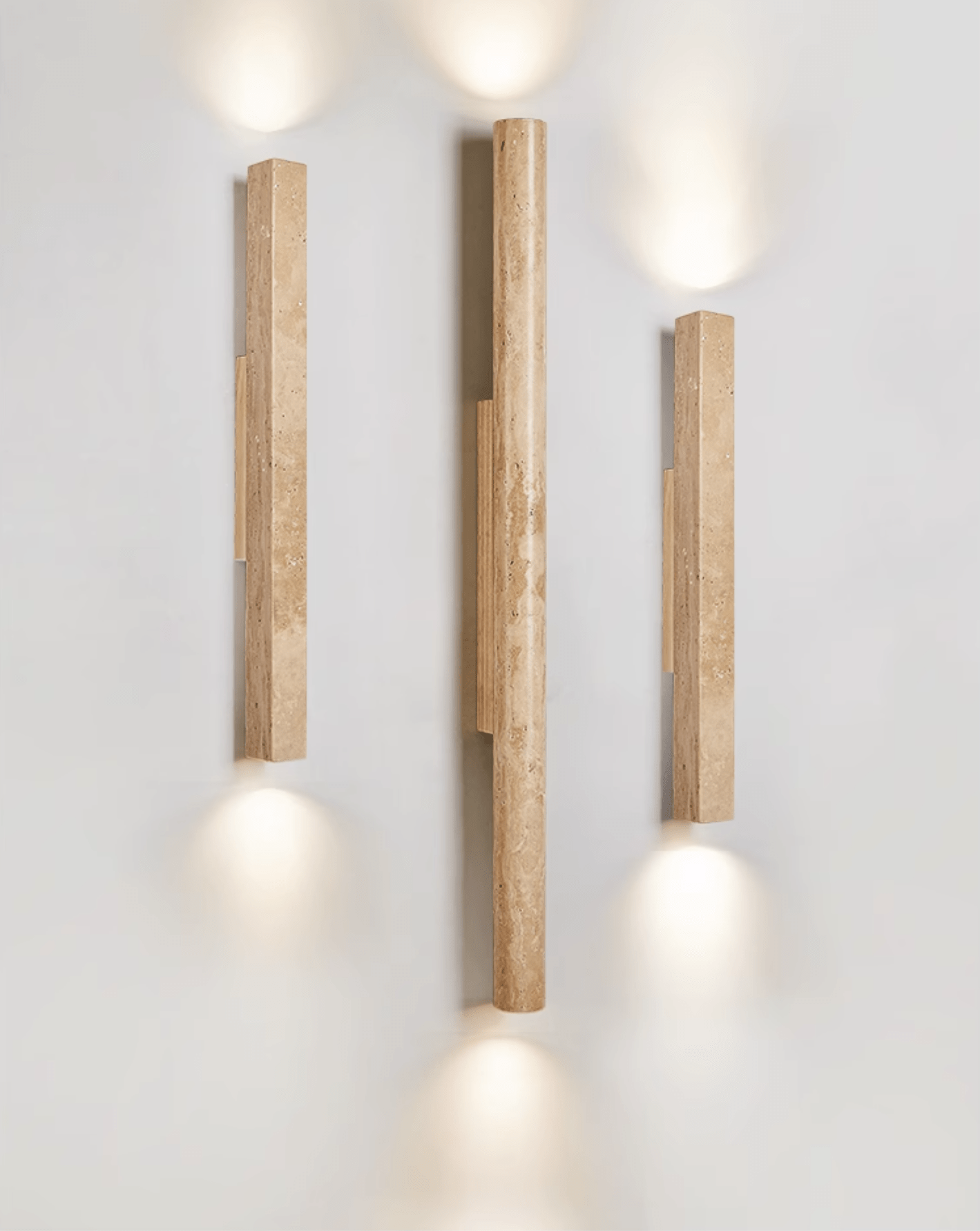 Noriira Minimalist Travertine Wall Light