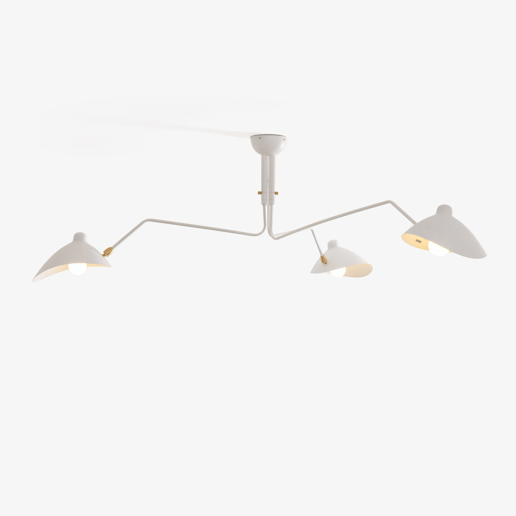 Lustra Minimalist Metal Ceiling Light Three Arm