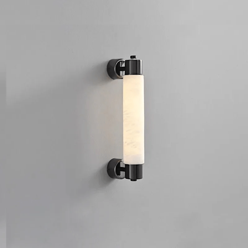 Ospix Alabaster Brass Wall Light