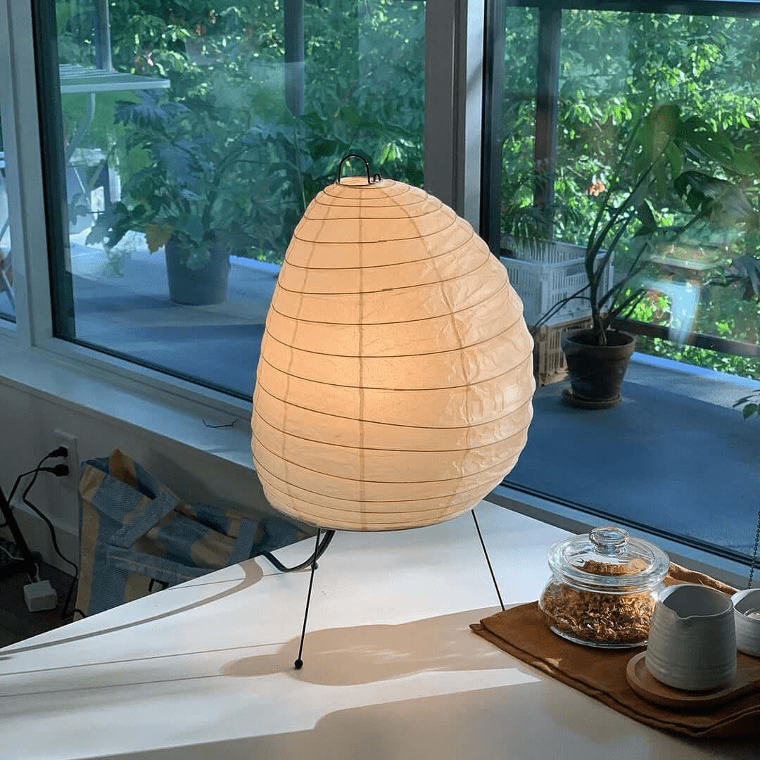 Elaris Modern Rice Paper Table Lamp