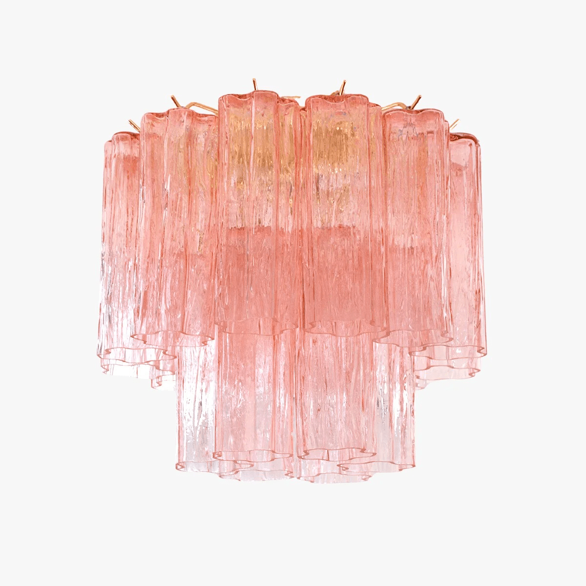 Aurora Ceiling Lamp Pink Waterfall Style - Neutral Decor