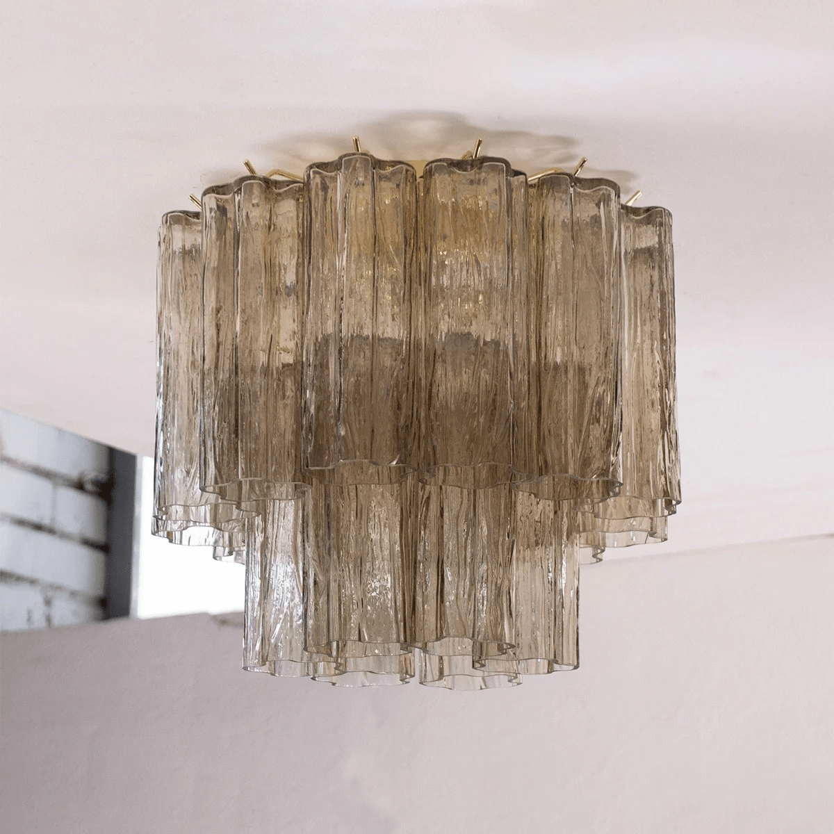 Aurora Ceiling Lamp Pink Waterfall Style - Neutral Decor