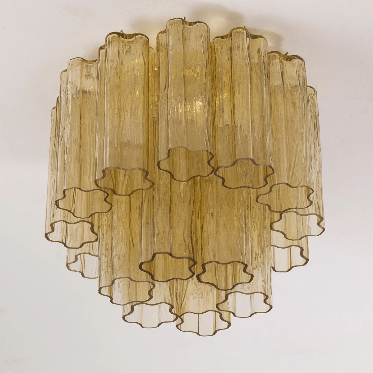 Aurora Ceiling Lamp Pink Waterfall Style - Neutral Decor