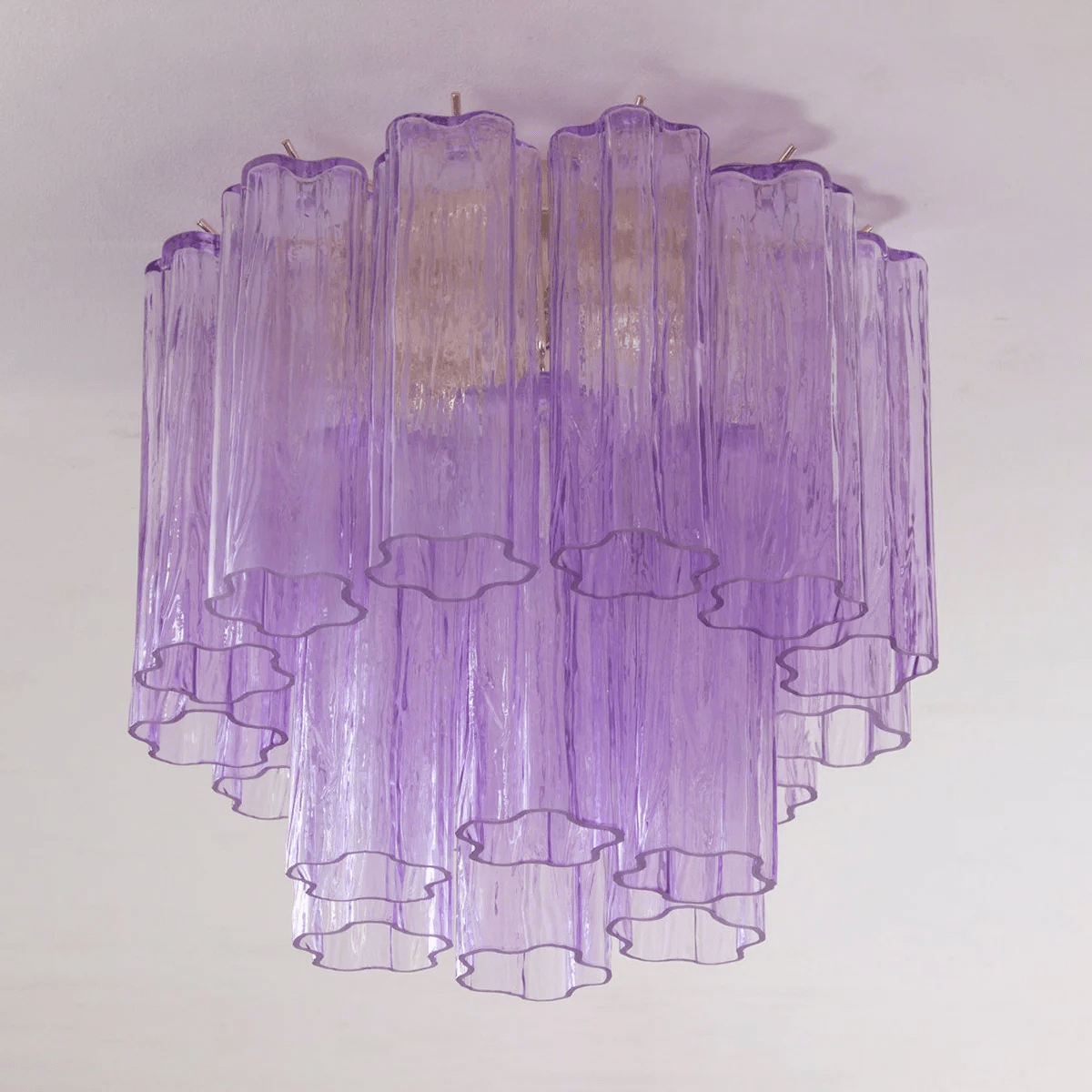 Aurora Ceiling Lamp Pink Waterfall Style - Neutral Decor