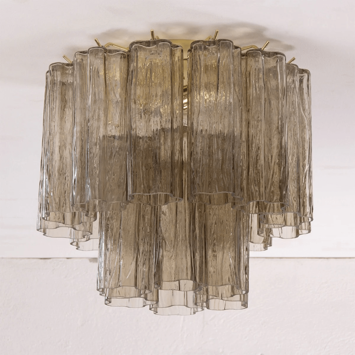 Aurora Ceiling Lamp Pink Waterfall Style - Neutral Decor