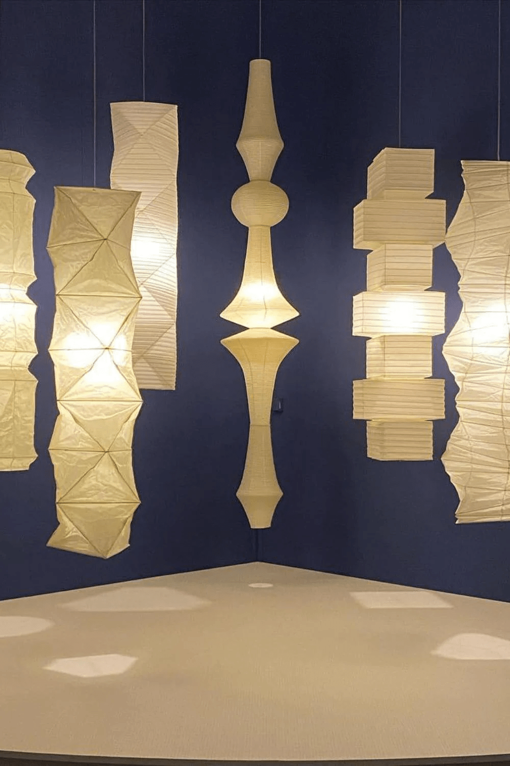 Elsie Vinyage Paper Pendant Light
