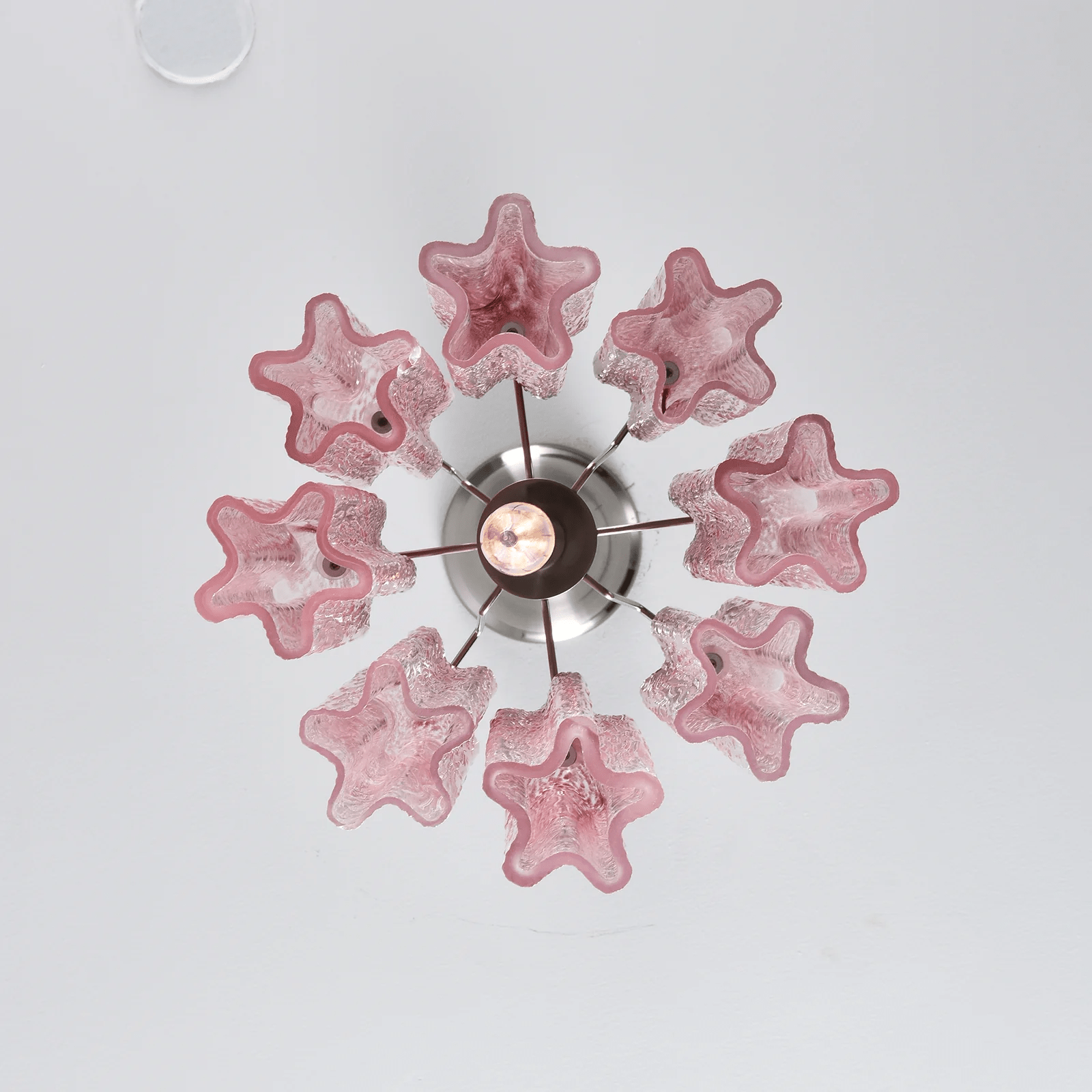 Lioroella Chandelier Pink Gradient Murano Glass