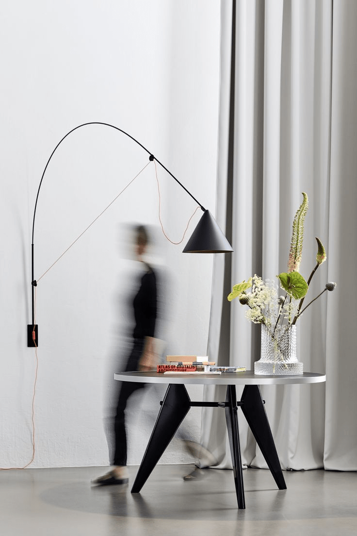 Noraette Wall Lamp Arc Cone Minimalist