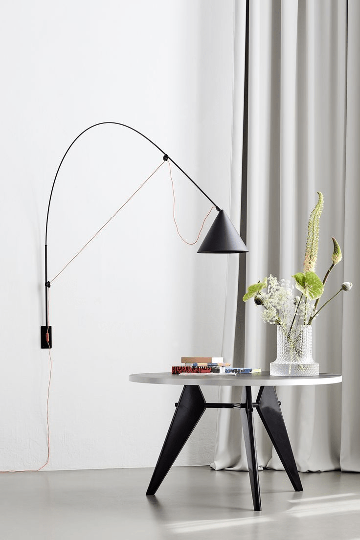 Noraette Wall Lamp Arc Cone Minimalist