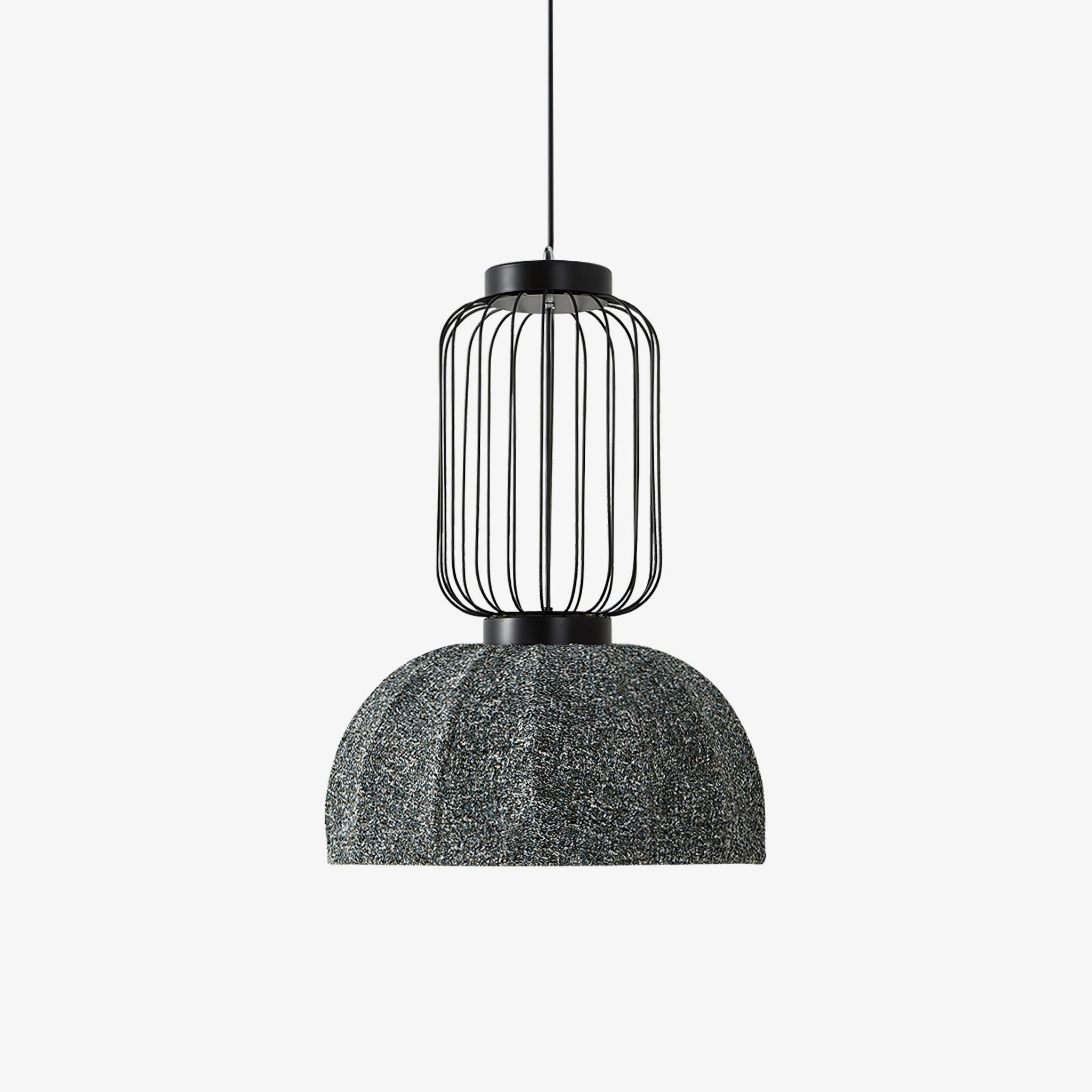 Forge Industrial Fabric Pendant Lamp