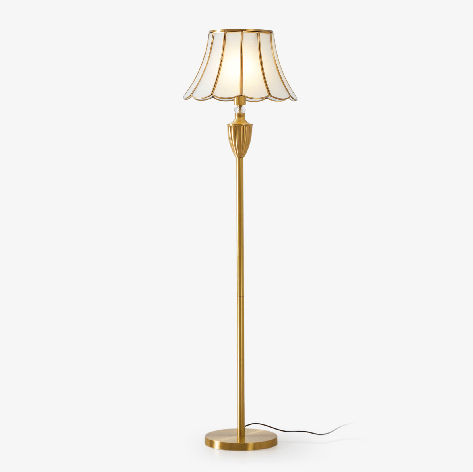Caselette Brass Luxury Floor Lamp