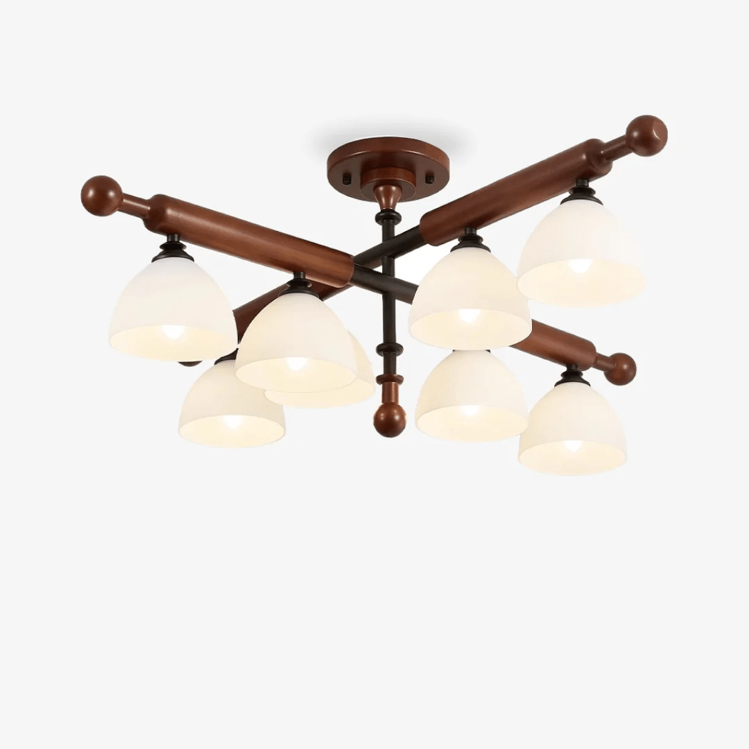 Rusticana Crossbeam Wood Ceiling Light