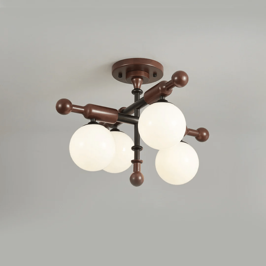 Rusticana Crossbeam Wood Ceiling Light