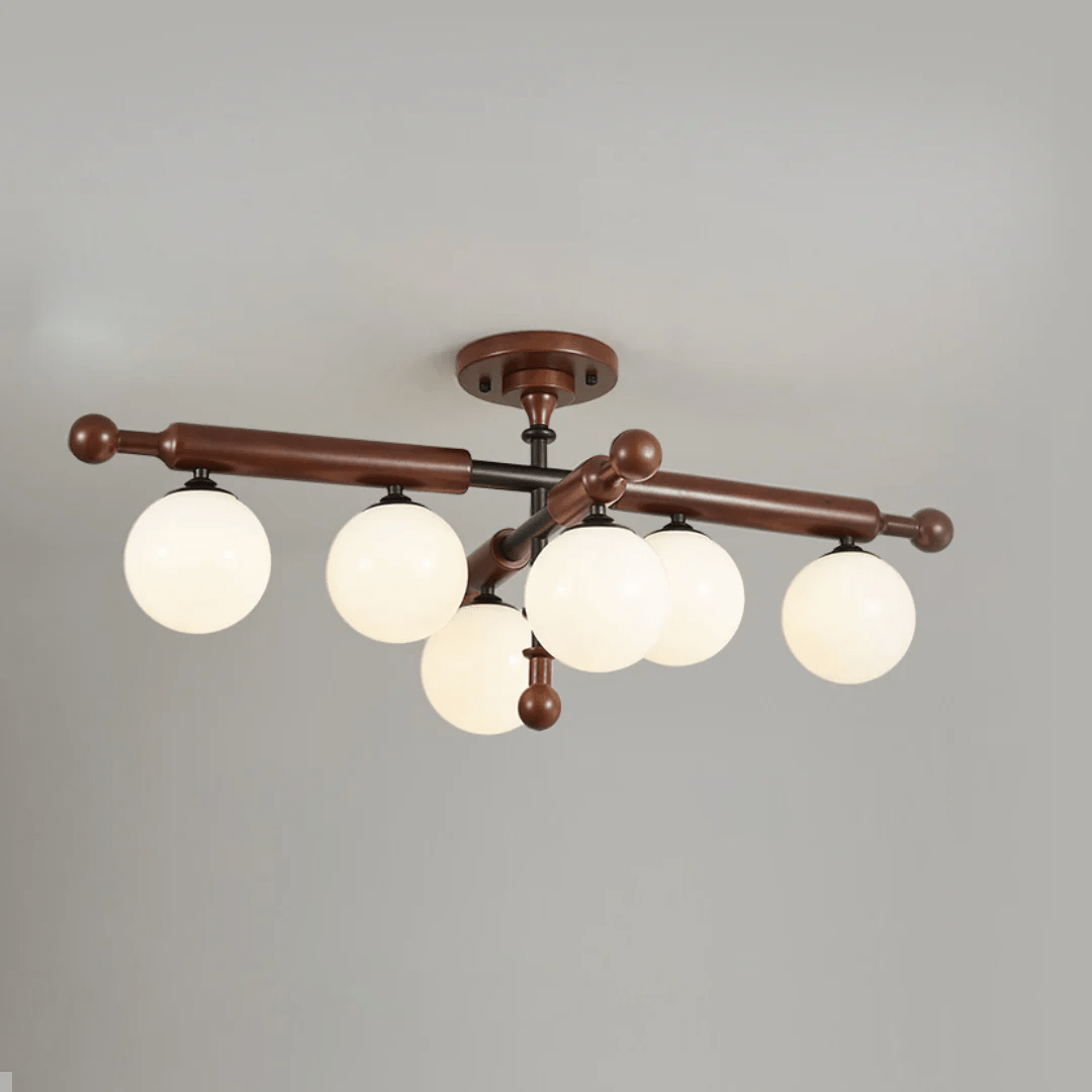 Rusticana Crossbeam Wood Ceiling Light