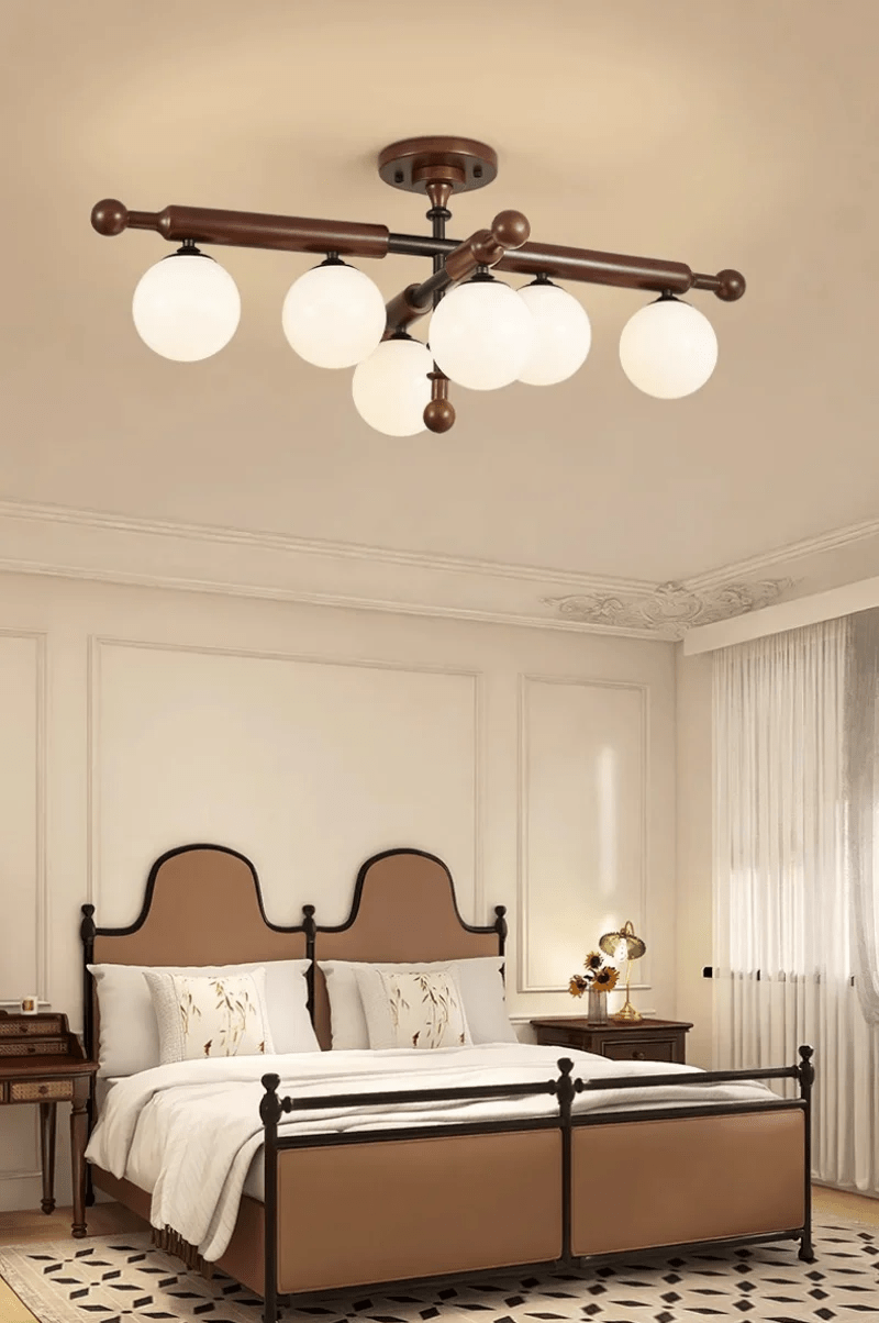 Rusticana Crossbeam Wood Ceiling Light
