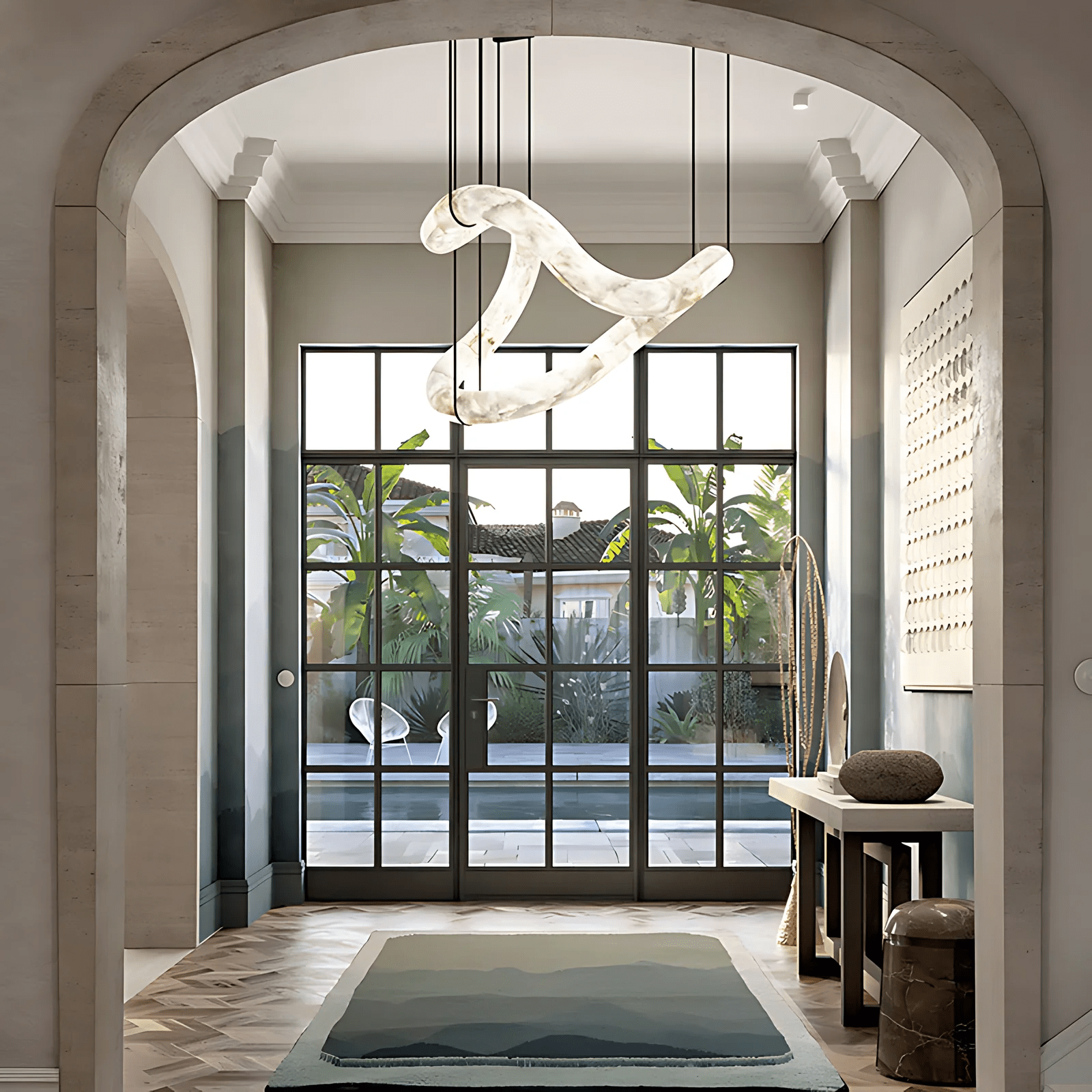 Erya Alabaster Pendant Light