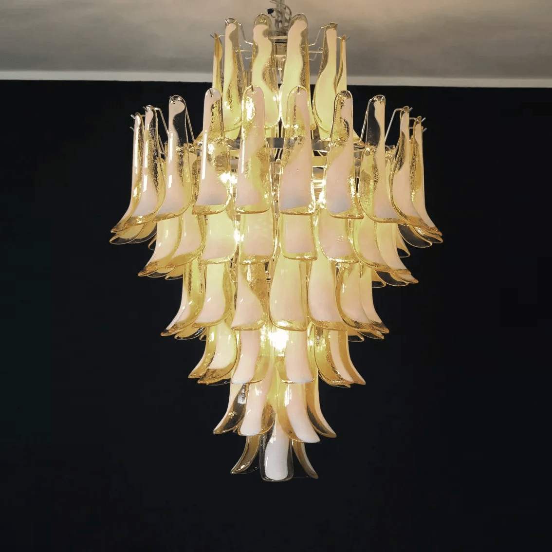 Orlian Glass Petals Pendant Lamp