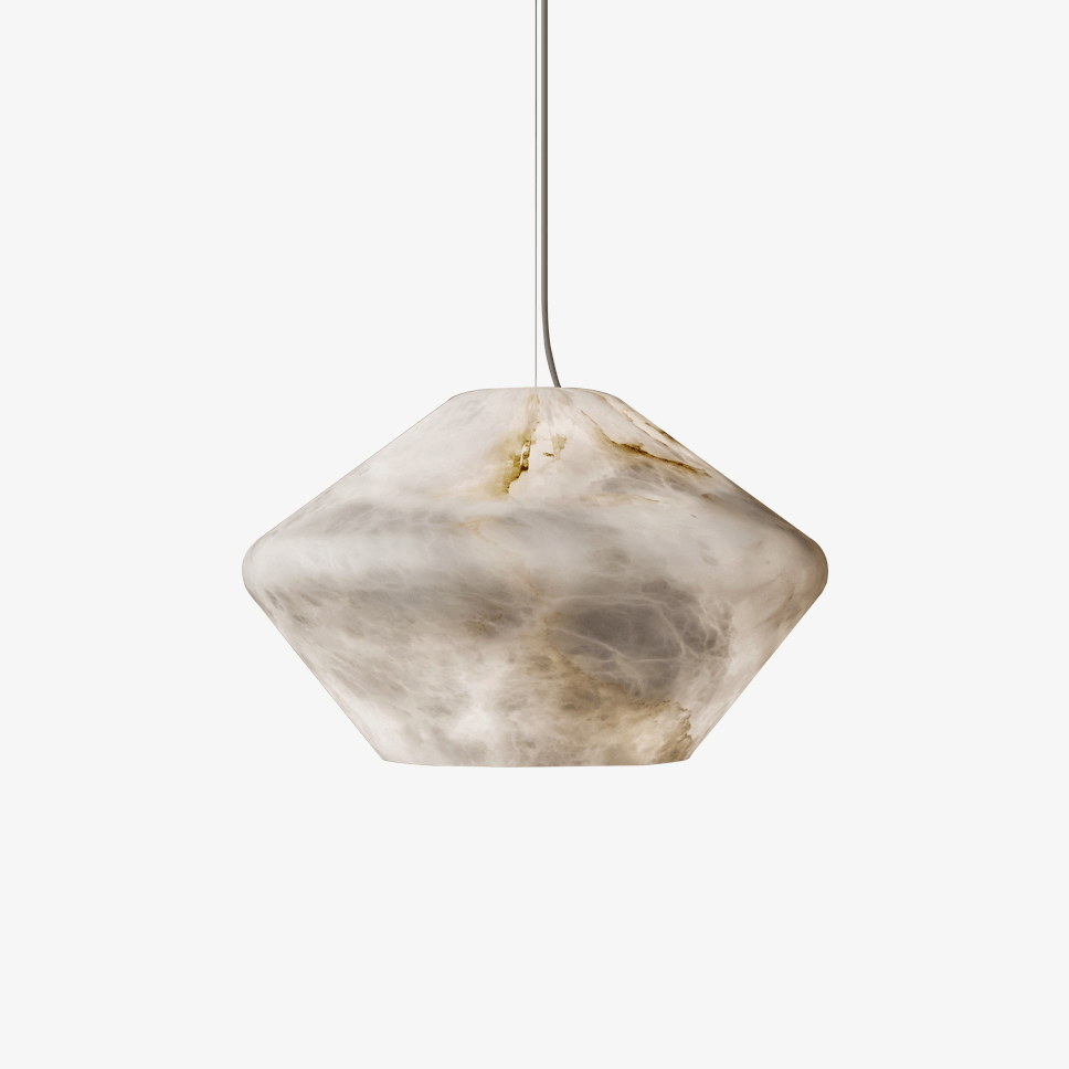 Alabaster Veil Pendant Light - Neutral Decor