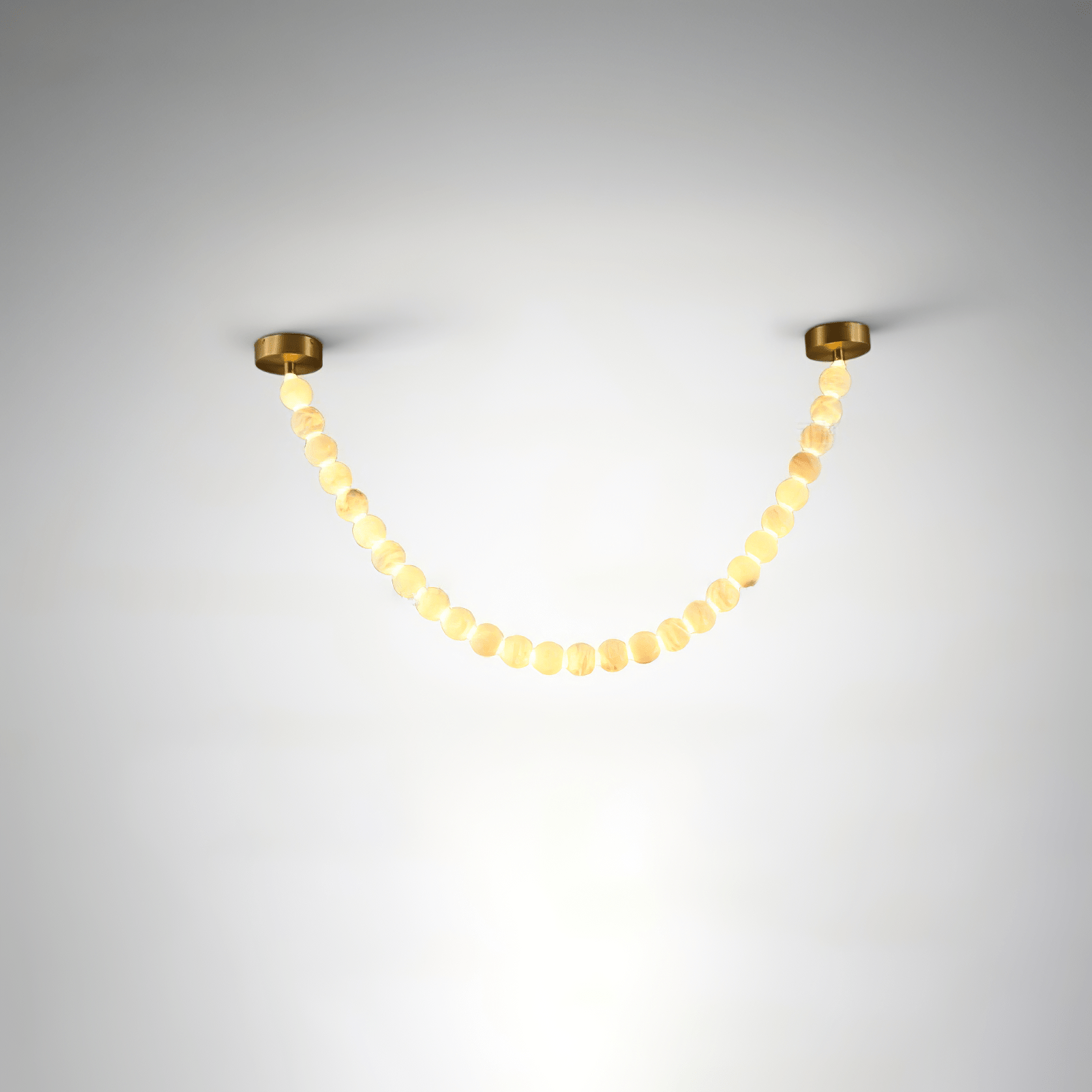 Grempt Alabaster Pearl Necklace Chandelier