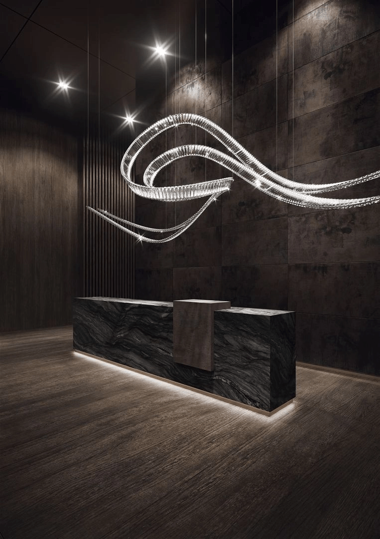 Thalorine Inspiral Chandelier