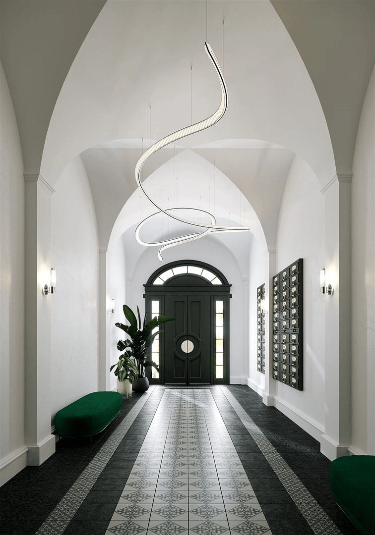 Thalorine Inspiral Chandelier