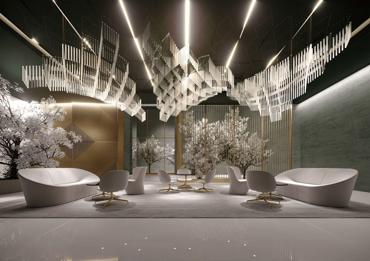 Lucanielle Diamond Cloud Strata Customize Chandelier