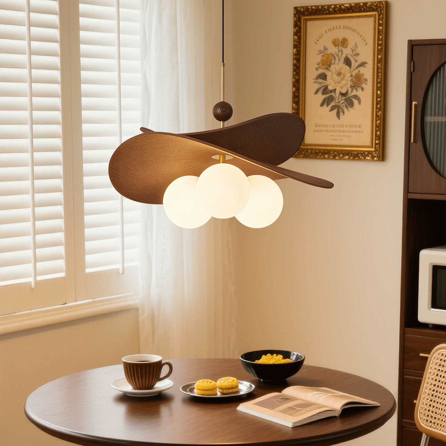 Bloom Petals Chandelier - Neutral Decor