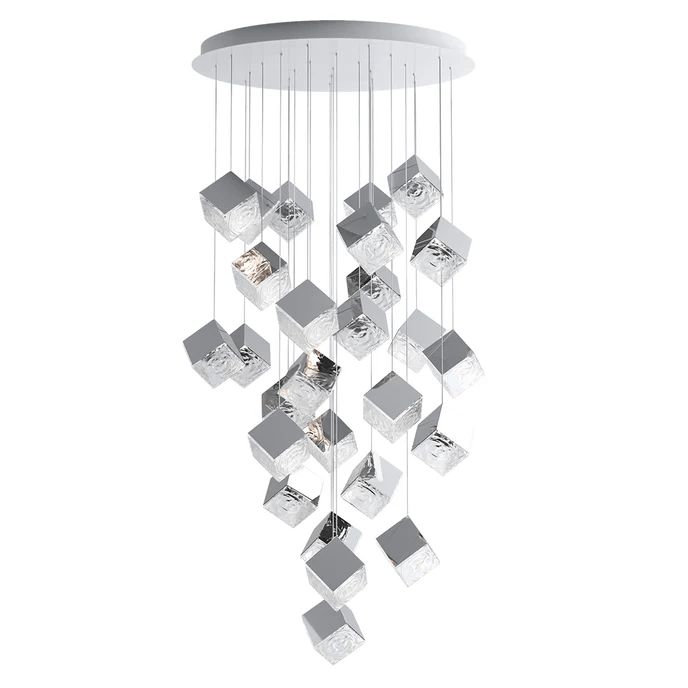 Prismatic Vapor Chandelier
