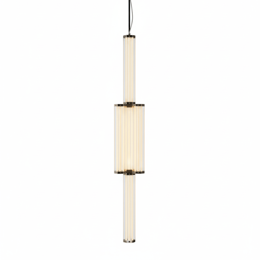 Hexagonal Glass Pendant Lamp