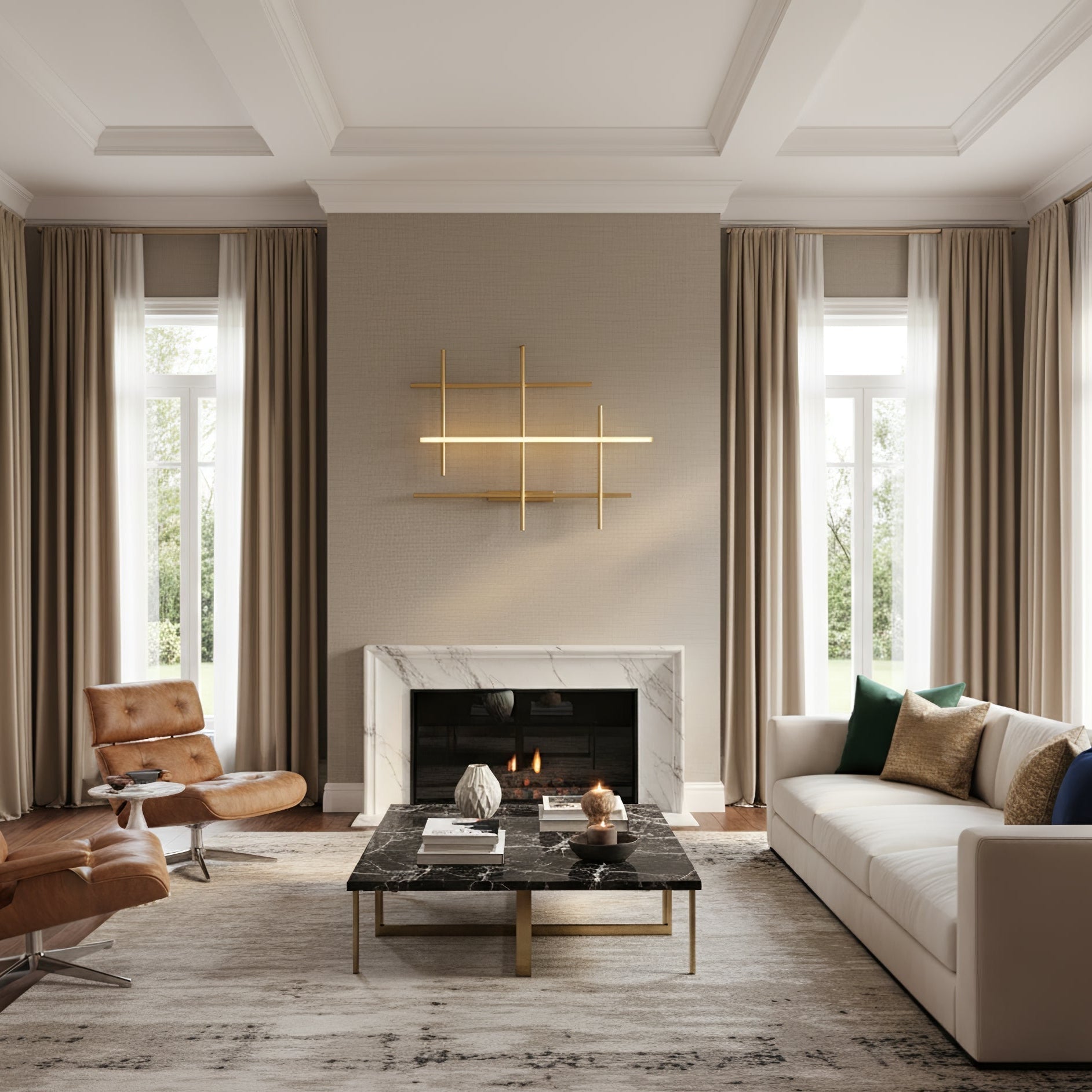 Geometric Linear Wall Lamp
