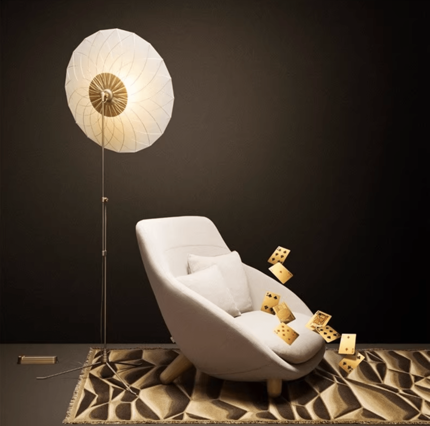 Vaelcourt Radiant Floral Floor Lamp