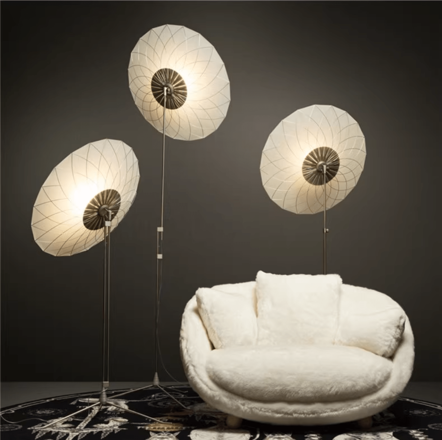 Vaelcourt Radiant Floral Floor Lamp