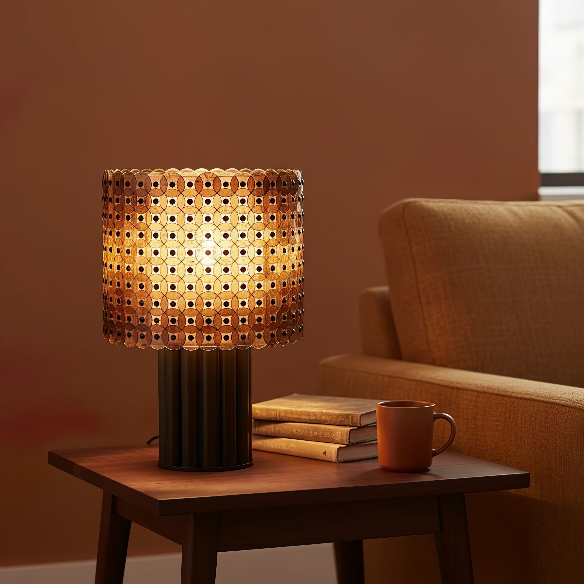Calaliella Disc Lattice Table Lamp