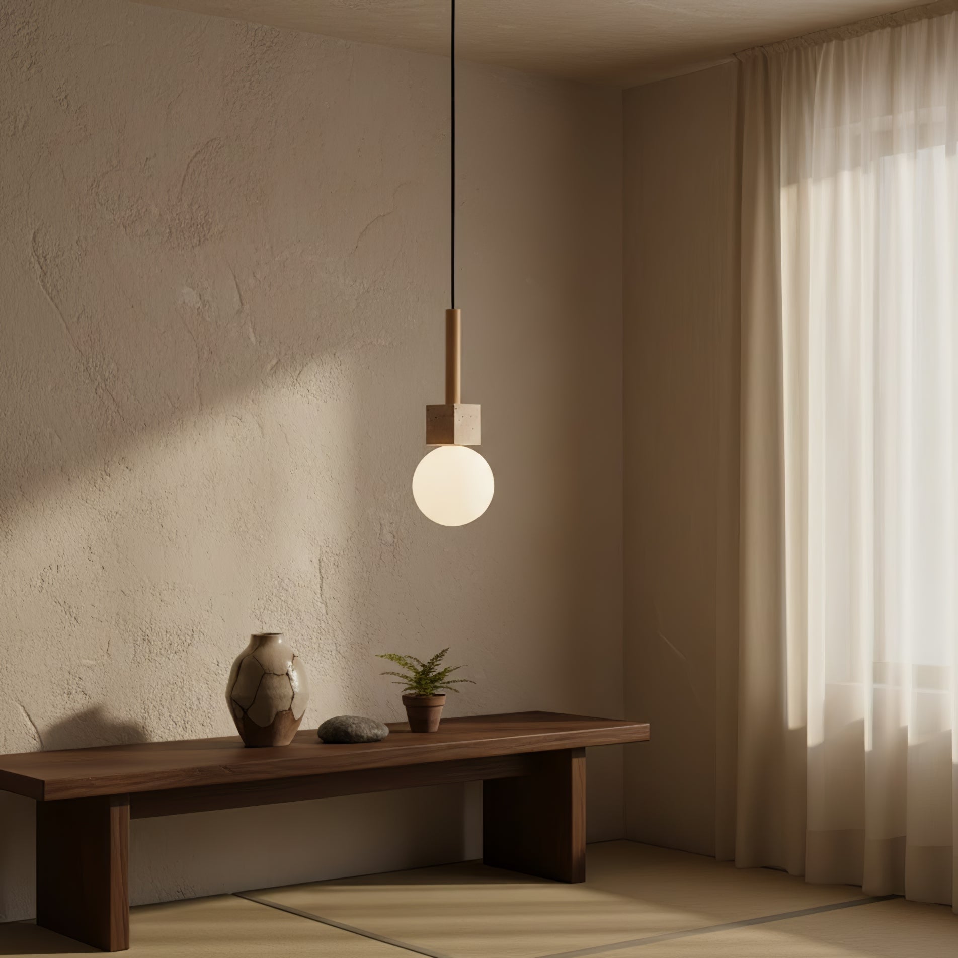 Noranora Terra Cube Globe Pendant Light