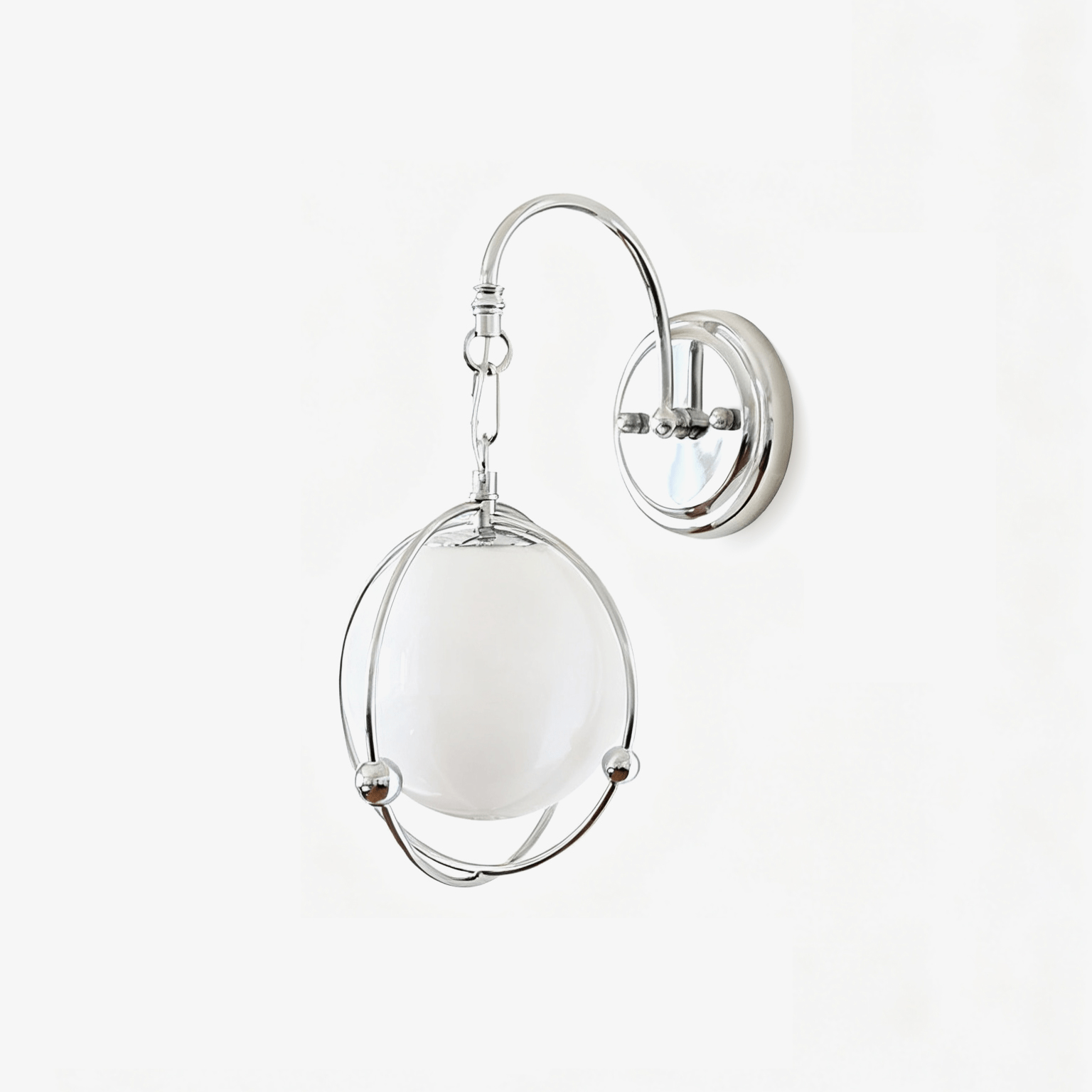 Veliselia Orb Cage Wall Sconce Light