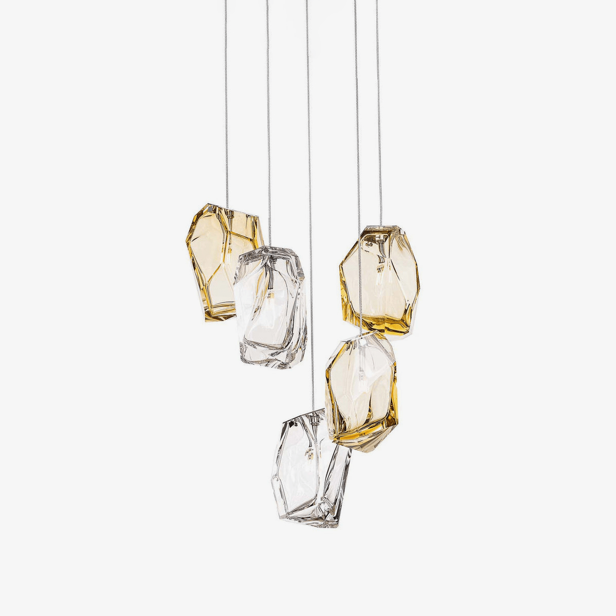 Crag Crystal Rock Cluster Pendant Light