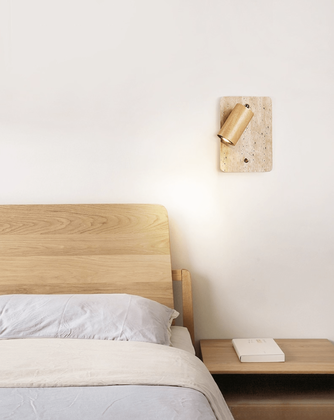 Vantorel Travertine Spot Wall Sconce