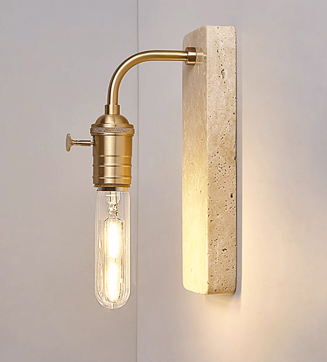 Alistair Industrial Stone Sconce