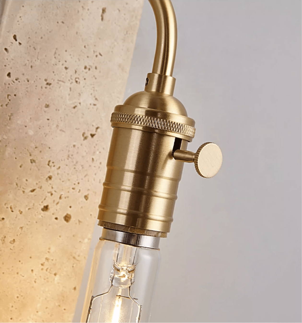 Alistair Industrial Stone Sconce