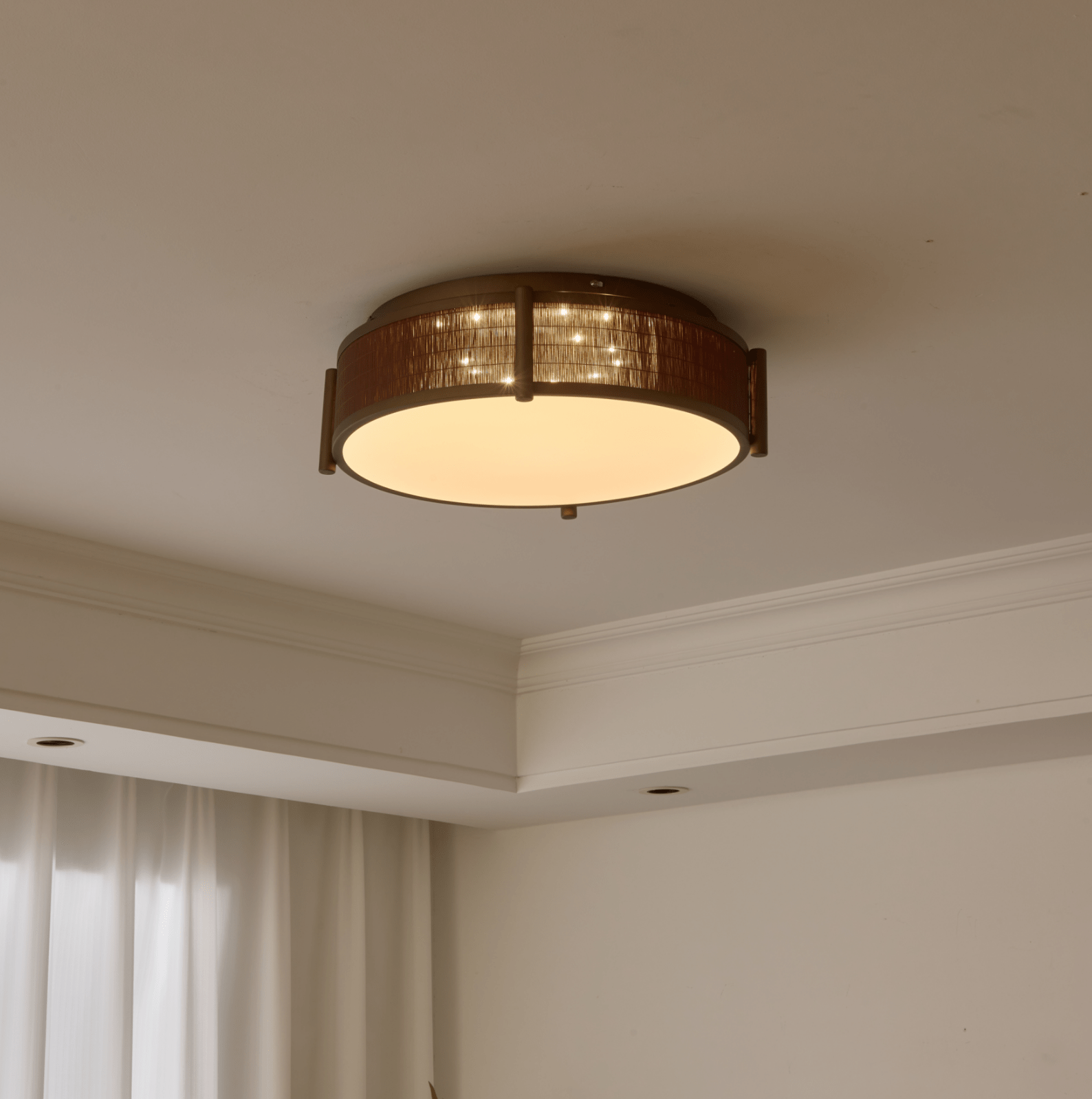 Ravoraya Bamboo Weave Ceiling Lamp