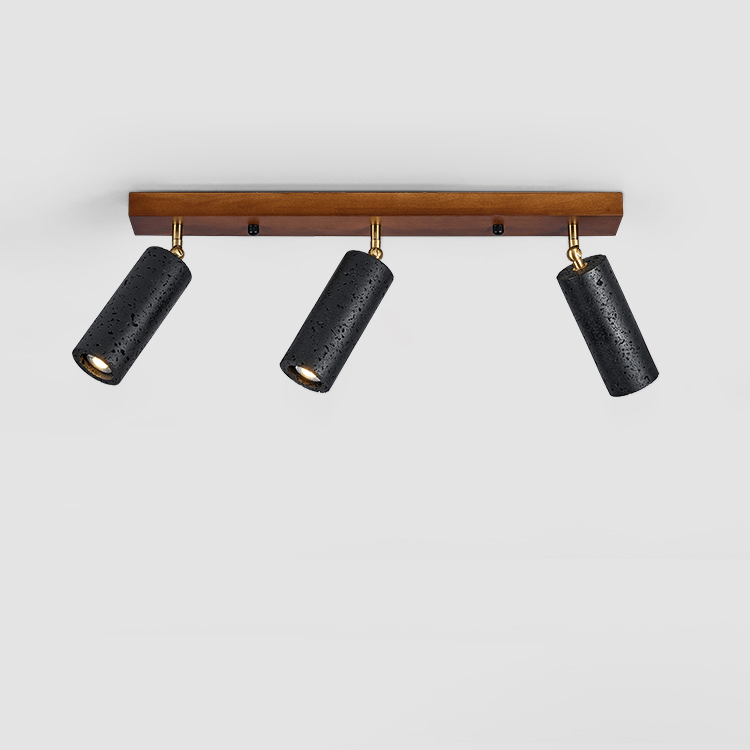 Eurliryra Black Travertine Trio Ceiling Spot