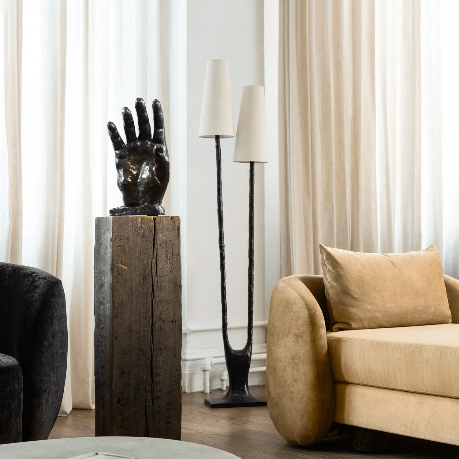 Bran Rooted Floor Light