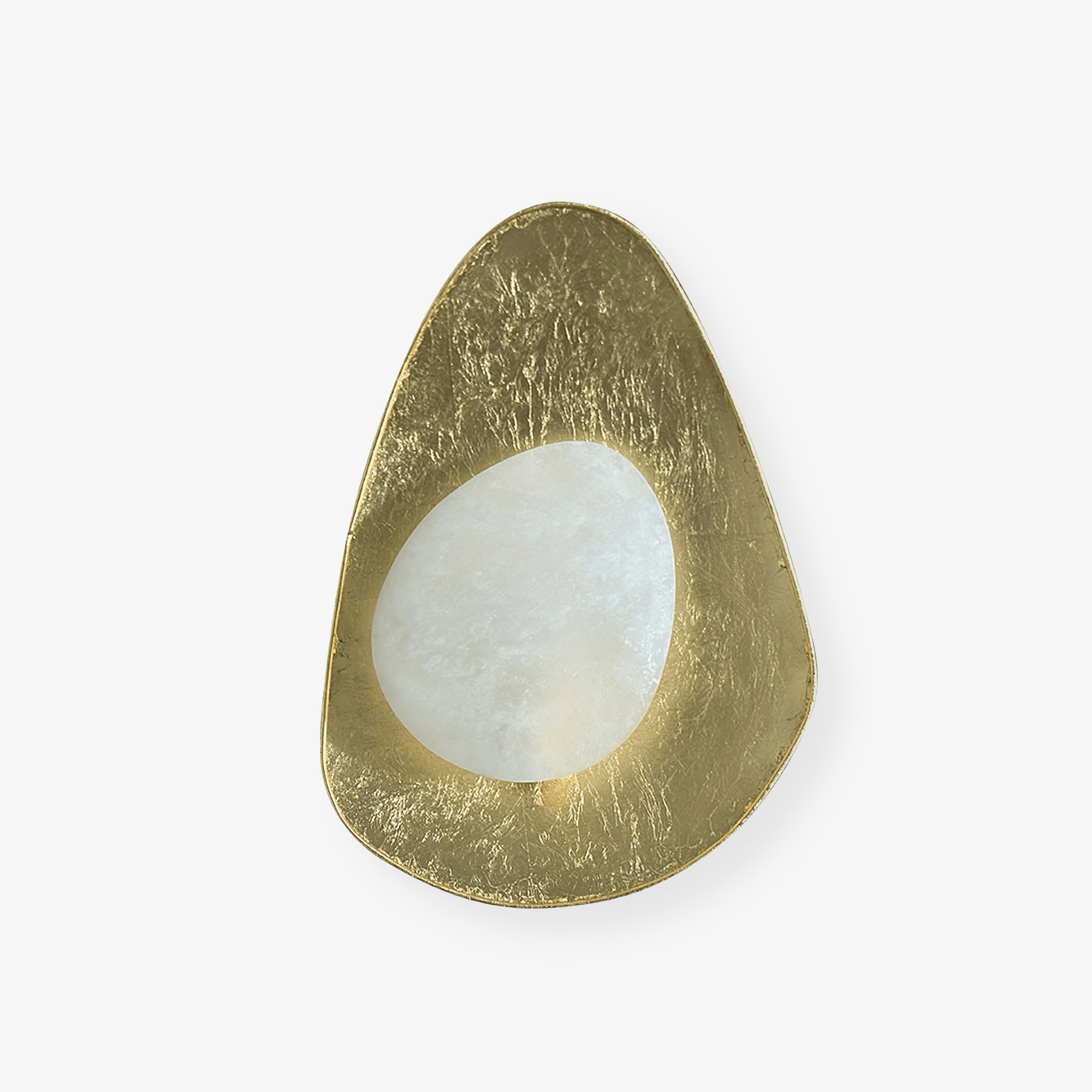 Tenbryn Organic Gilded Pebble Alabaster Sconce