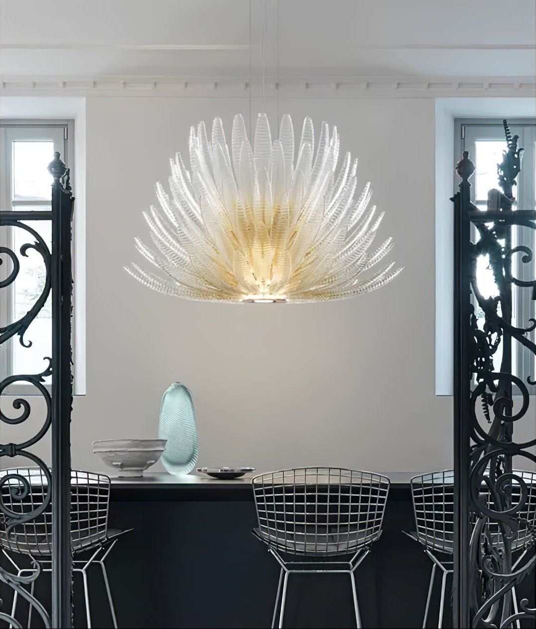 Valerio Aurelia Glass Petal Chandelier