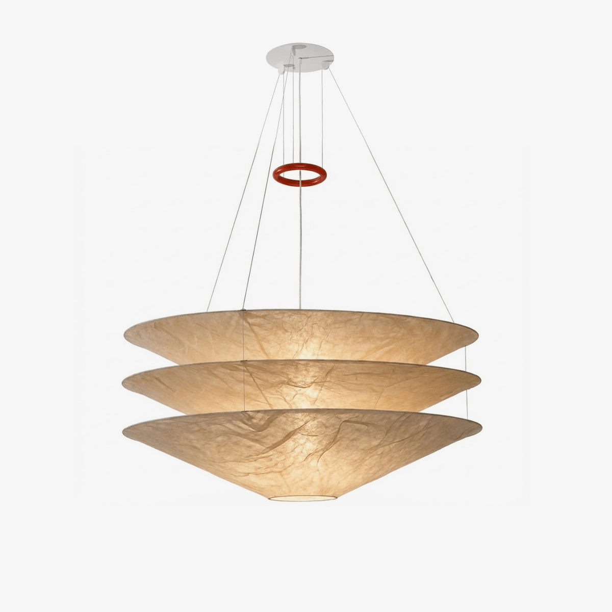 Kazu Cone Silk Pendant Lamp