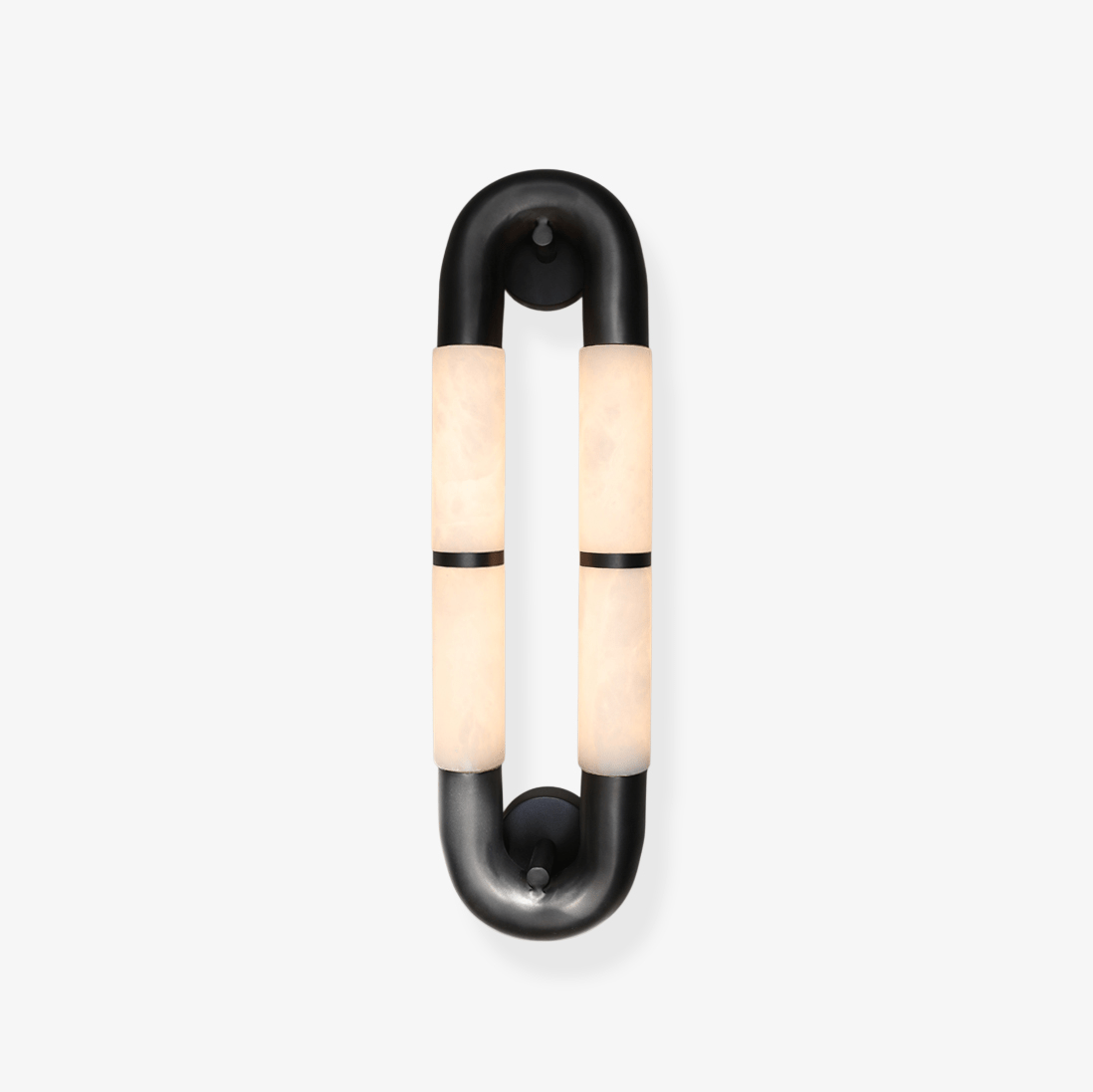 Gloxa Arc Twin Alabaster Wall Lamp